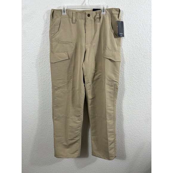 Propper EdgeTec Tactical Pants Womens 14 Long Khaki Ripstop Cargo Inseam 33.5 - Picture 1 of 6